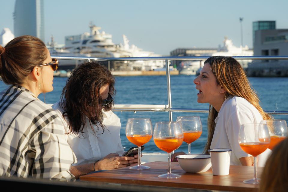 Barcelona: Sunset Catamaran Experience W/ Optional Dinner - Languages Offered