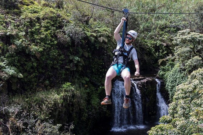 Big Island Zipline Over Kolekole Falls - Tropical Fruits and Sustainability