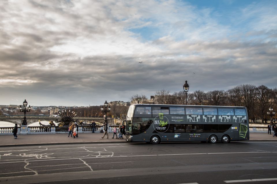 Bus Tour Champs Elysées With 3-Course Dinner & Champagne - Seasonal Cuisine