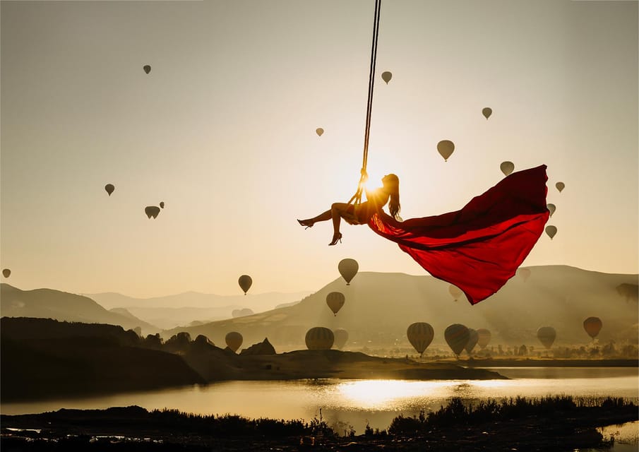 Cappadocia: Taking Photo With Swing at Hot Air Balloon View - Description of the Photoshoot