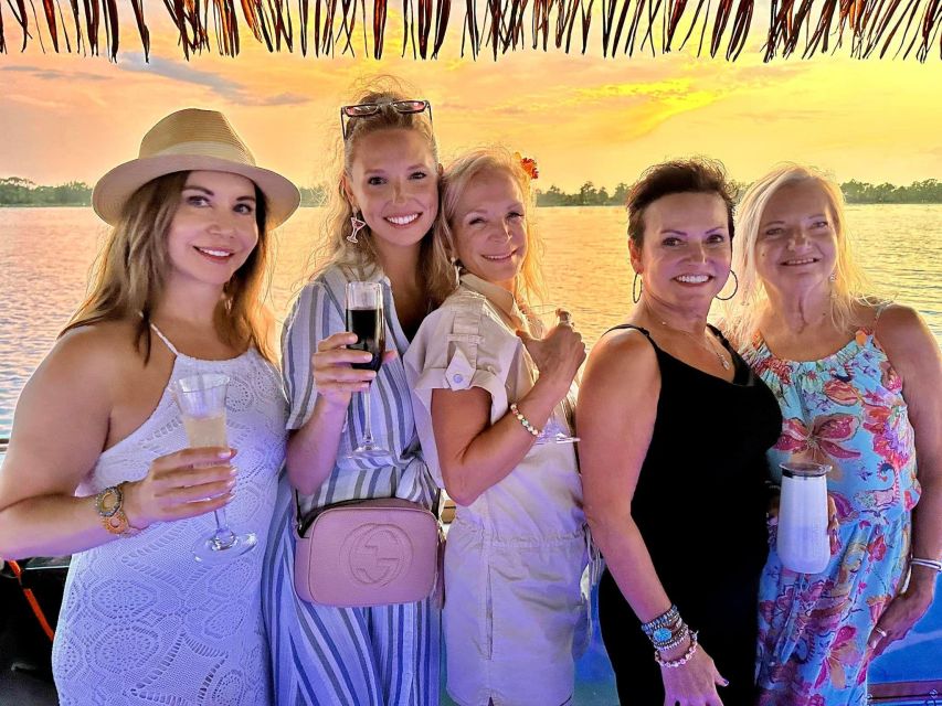 Destin: Sunset Cruise With Soft Drinks on a Tiki-Themed Boat - Highlights of the Experience