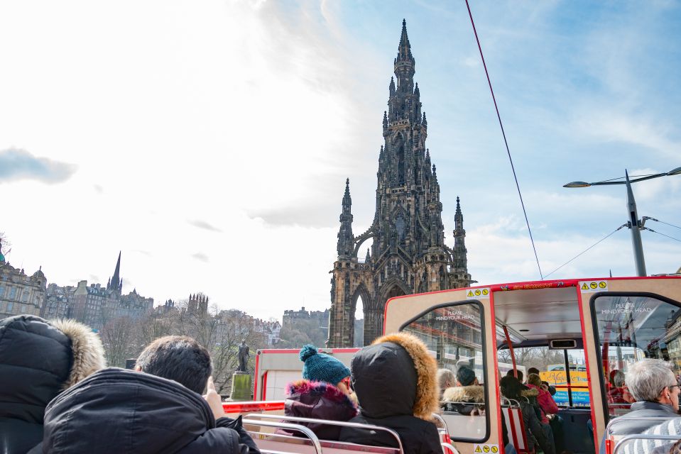 Edinburgh: Hop-On Hop-Off Bus Pass With 3 City Tours - Sights and Attractions on the Tours