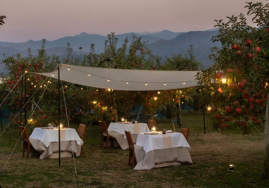 Fine Dining Experience Inside an Orchard Review - Seasonal Availability