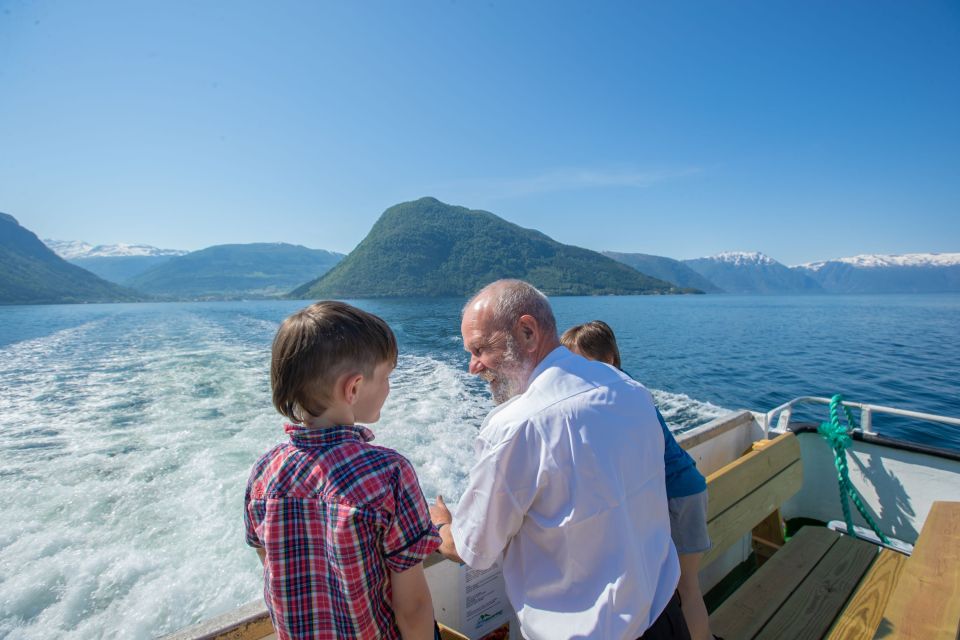 From Fjærland - Fjord Cruise to Balestrand One-Way - Narrow Fjords and Steep Sides