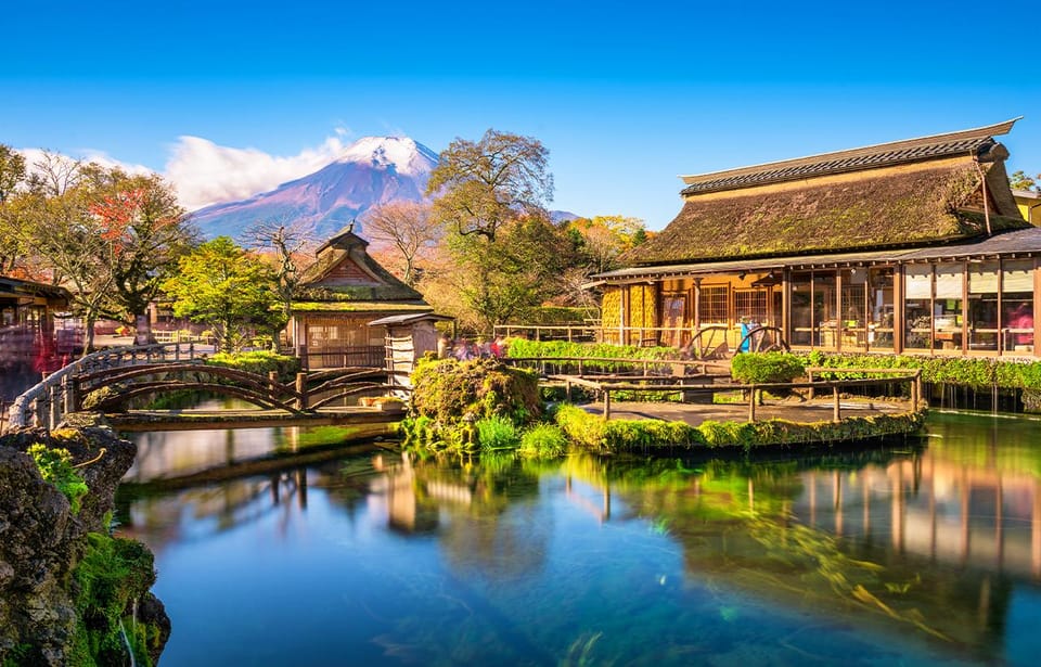 From Tokyo Mount Fuji, Oshino Hakkai, Hot Springs 1-Day Tour - Arakurayama Sengen Park