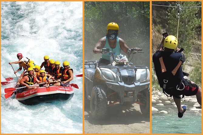 Full-Day Adventure 3 in 1 Activity From Antalya to Köprülü Canyon National Park - Included Amenities and Gear