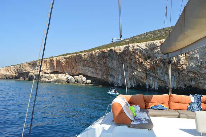 Full Day Catamaran Cruise in Paros - Catamaran Boat and Crew