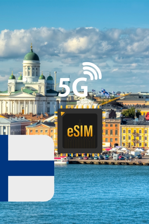 Helsinki: Example Internet Data Plan Finland High-Speed 4G/5G - Booking and Cancellation