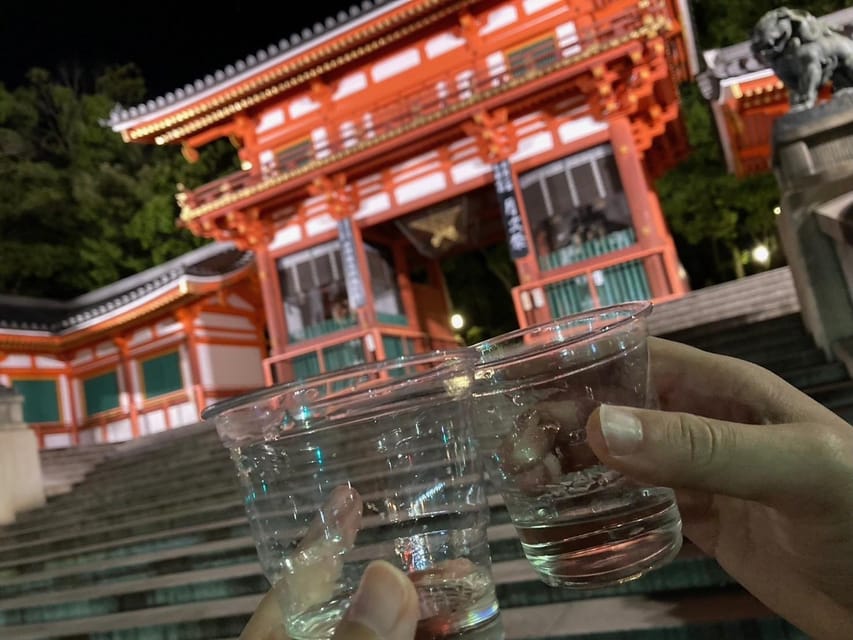 Kyoto: Nighttime Walking Tour in Gion Area With Sake in Hand - Meeting Point and Important Information