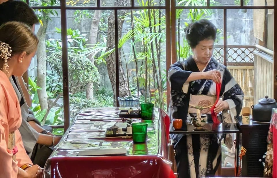 Kyoto: Table-Style Tea Ceremony at a Machiya in Kyoto - Japanese Sweets Making