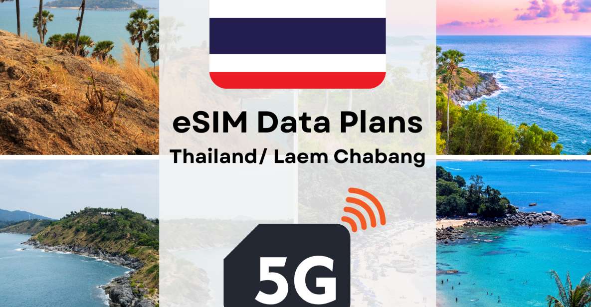 Laem Chabang: Esim Internet Data Plan for Thailand 4g/5g - Tailored Data Packages