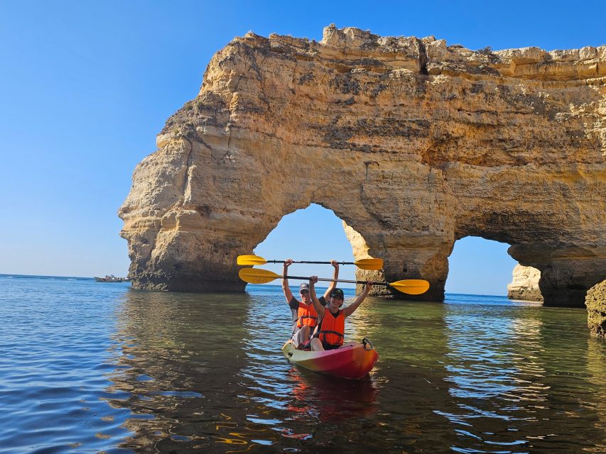 Lagoa: Benagil Cave and Marinha Beach Guided Kayaking Tour - Included and Not Included