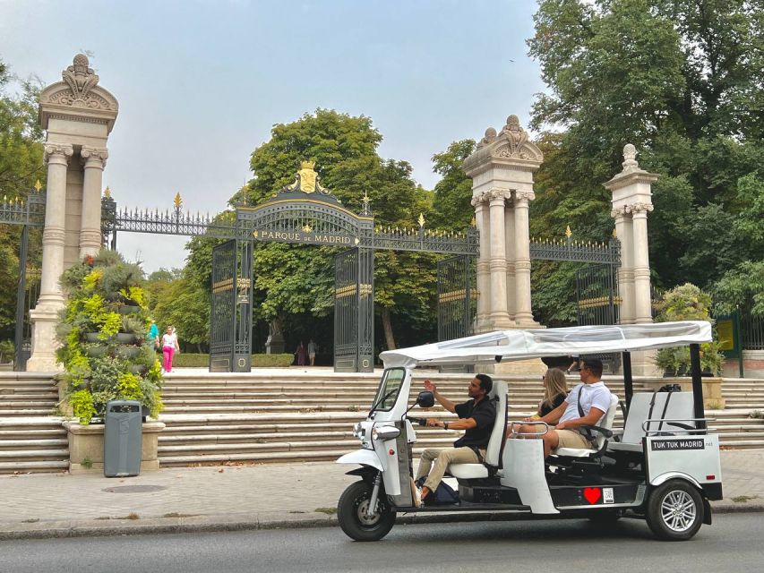 Madrid: City Highlights Private Tuk-Tuk Tour W/ Audio Guide - Meeting Point and Accessibility