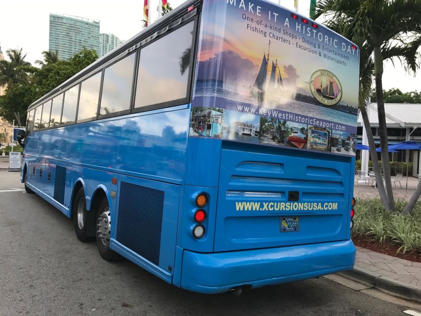 Miami & Key West: One-Way Transfer by Motor Coach Bus - Cancellation Policy