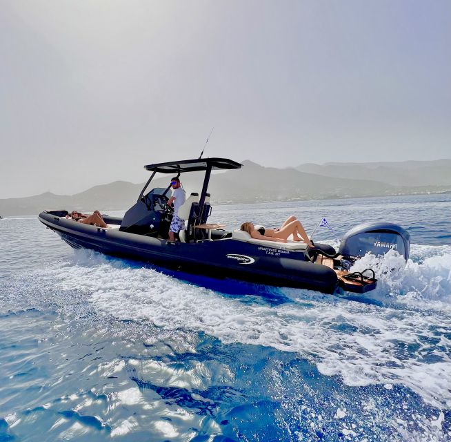 Mirabello Bay: Private Cruise With Inflatable Boat - VIP Experience at Agios Nikolaos