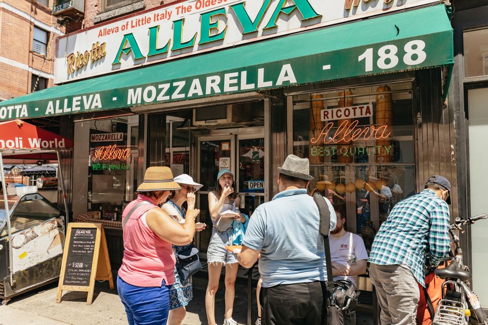 New York City: Little Italy Italian Food Tasting Tour - Tour Inclusions