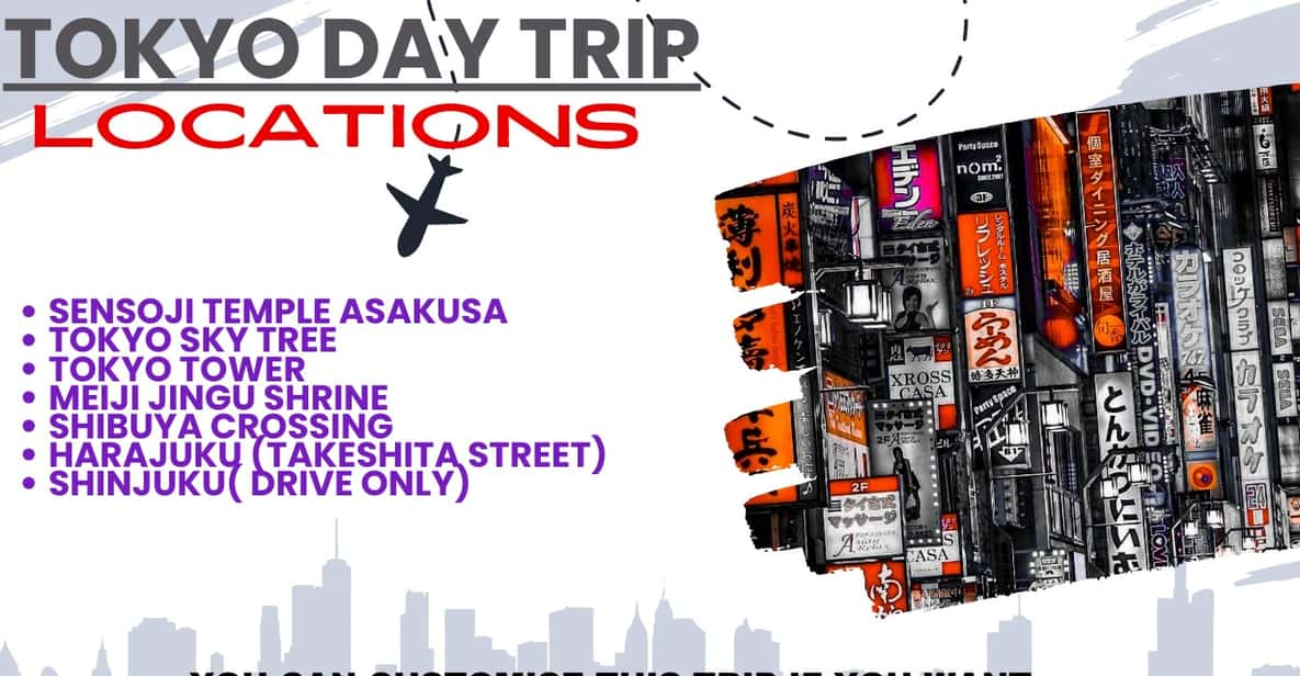 Private Group Tokyo Day Tour in a Car or Van - Tour Duration and Cancellation