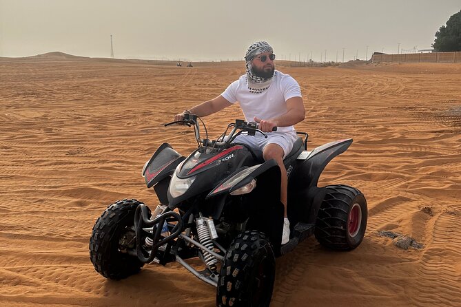 Private Morning Desert Excursion, Quadbike Sandboard & Camel Ride - Dune Bashing Thrill