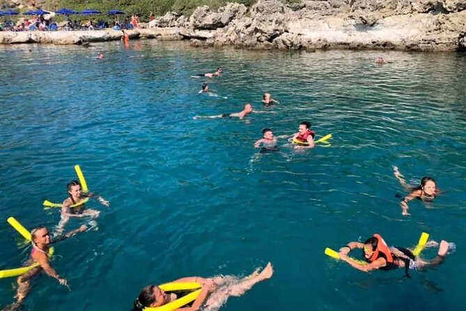 Rhodes Town: Private Trip for Swimming & Snorkeling 3 Stops - Snorkeling and Swimming Stops