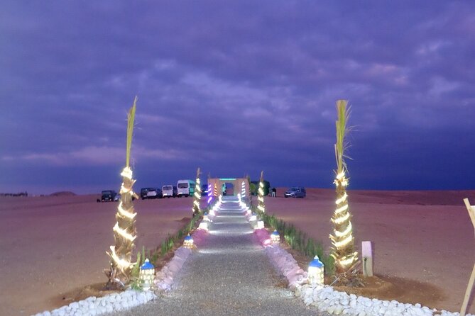 Special Dinner in Agafay Desert and Camel Ride With Sunset - Booking Confirmation and Policies