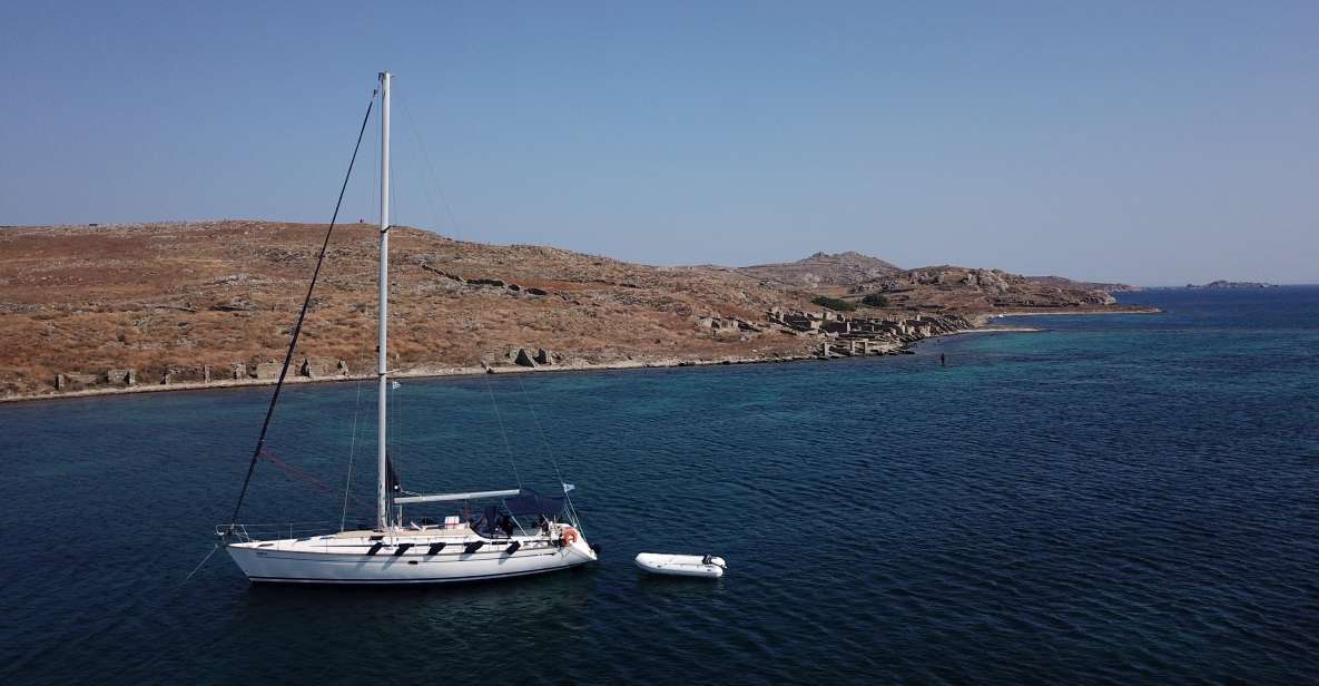 Sunset Tour With Nadia K to Delos and Rhenia Island - Dining Experience Onboard