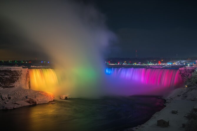 Toronto to Niagara Falls Evening Tour With Boat and Fireworks - Boat and Fireworks Experience