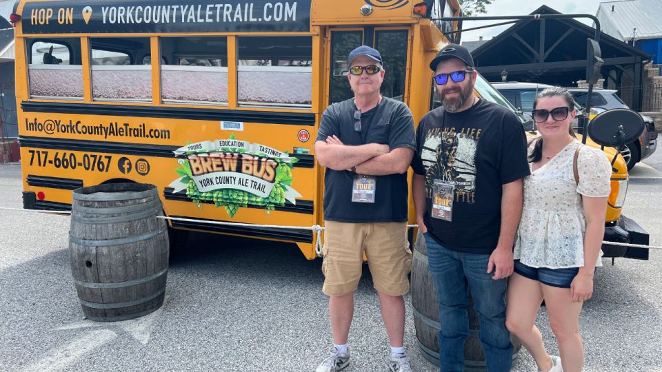 York County: Hop on the Brew Bus Craft Beer Experience - South County Brewing Co. Stop