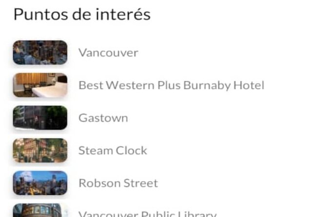 APP Self-Guided Routes Vancouver With Audio Guide - Preparing for the Tour