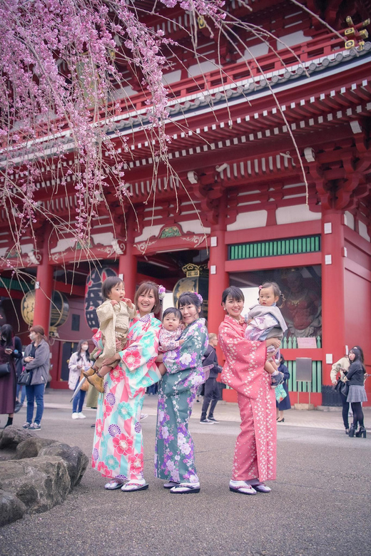 [Asakusa]Kimono Rental for Women "Asakusa Wasou" - Dressing and Hair Styling