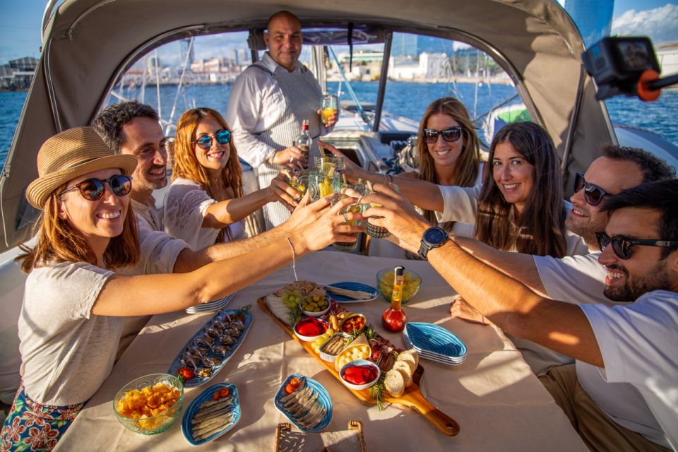 Barcelona: Local Tapas and Drinks Sailing Adventure Tour - Culinary Delights