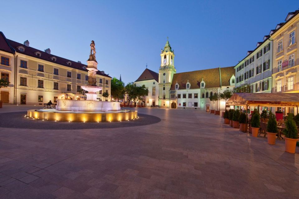 Bratislava: Guided Walking Tour at Night With Old Town - Booking and Pricing Information