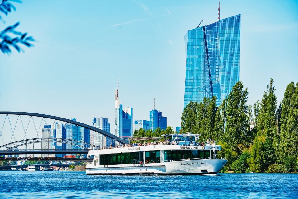 Frankfurt: River Main Sightseeing Cruise With Commentary - Gerbermühle and Goethe