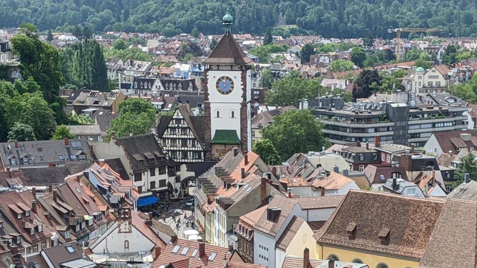 Freiburg: Old Town Highlights Self-guided Tour - Market Atmosphere