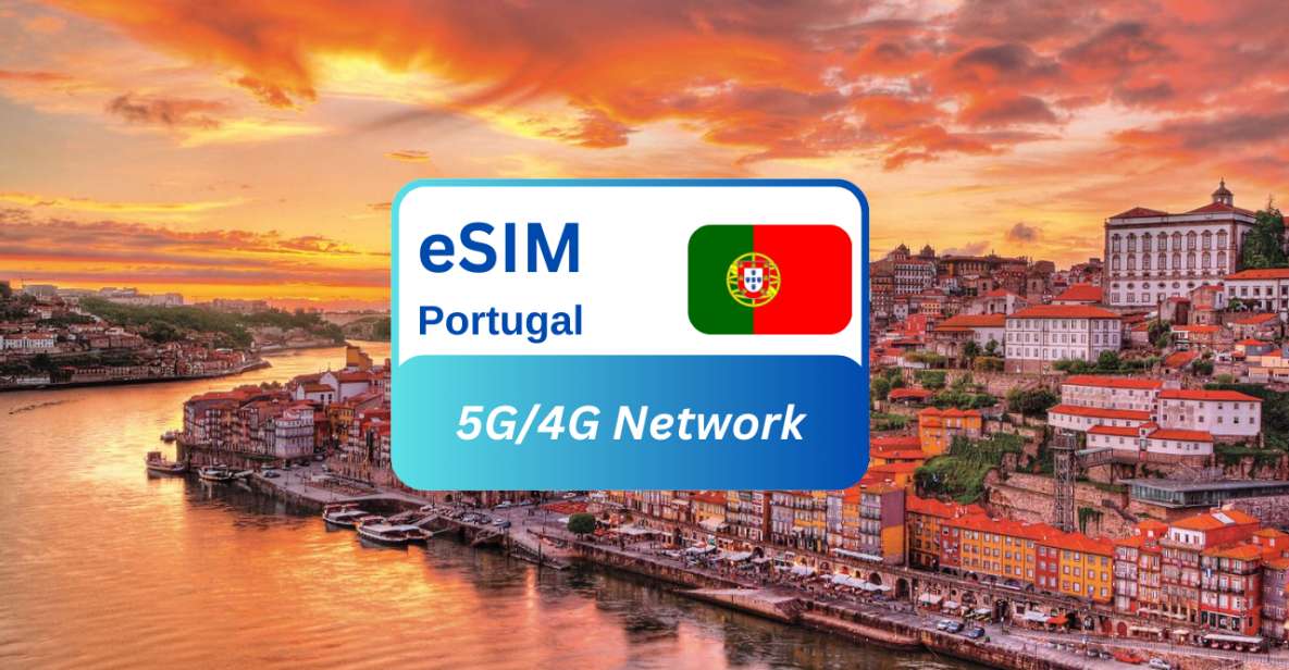 From Porto: Portugal Esim Tourist Data Plan - Network Coverage in Portugal