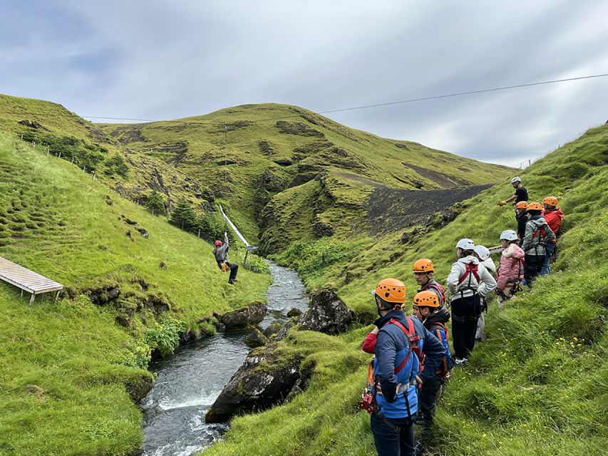 From Vík: Zipline and Hiking Adventure Tour - Not Suitable for Certain Guests