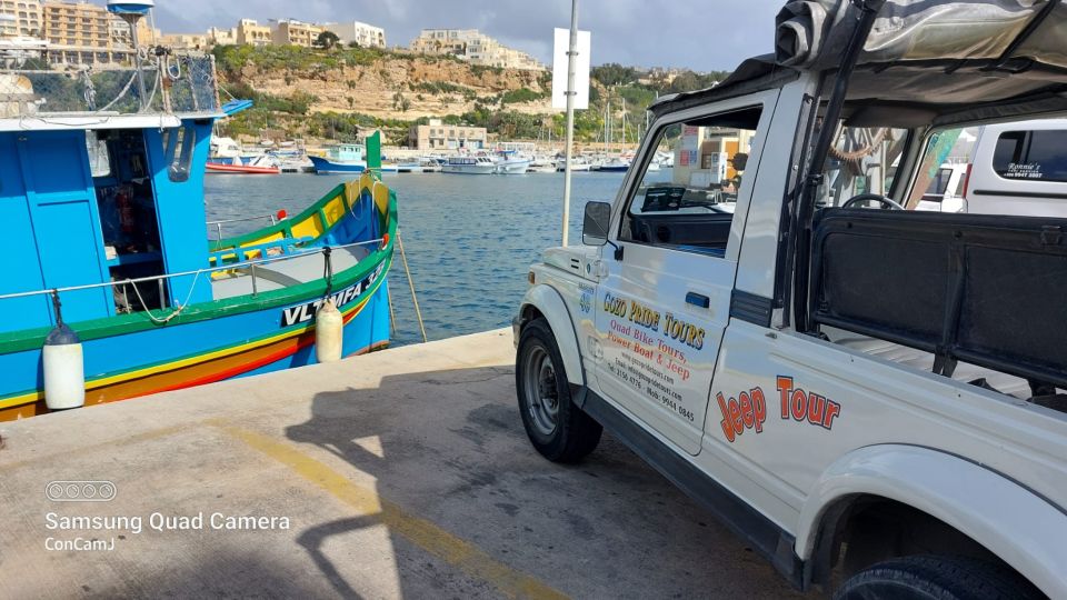 Gozo: Customizable Private Guided Jeep Tour With Lunch - Powerboat Ride and Lunch Details