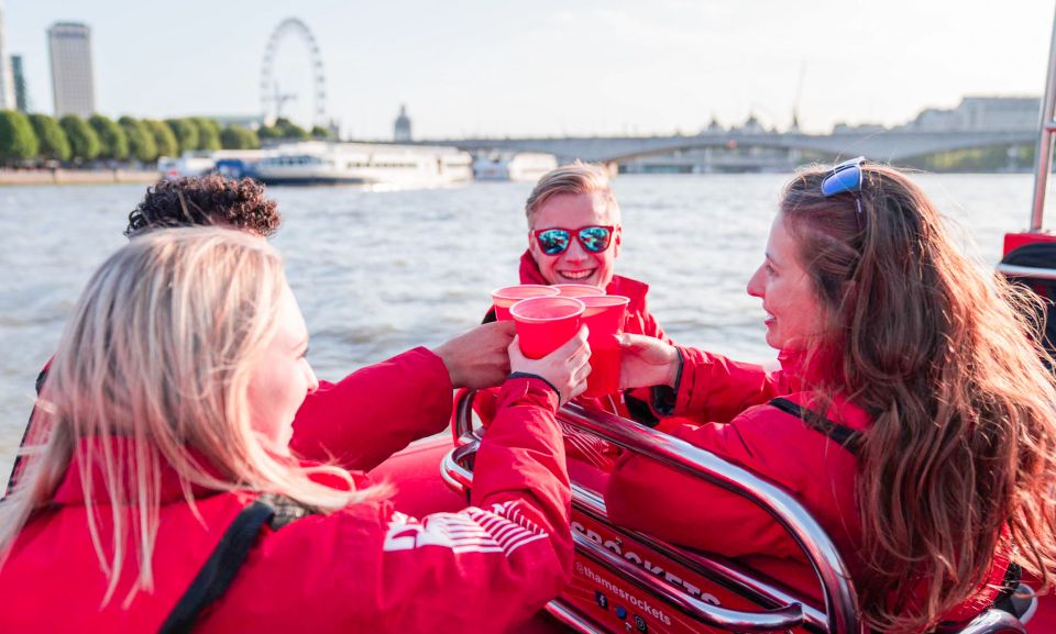 London: Thames Sunset Speedboat Experience With Drink - Experienced Skipper and Safety Measures