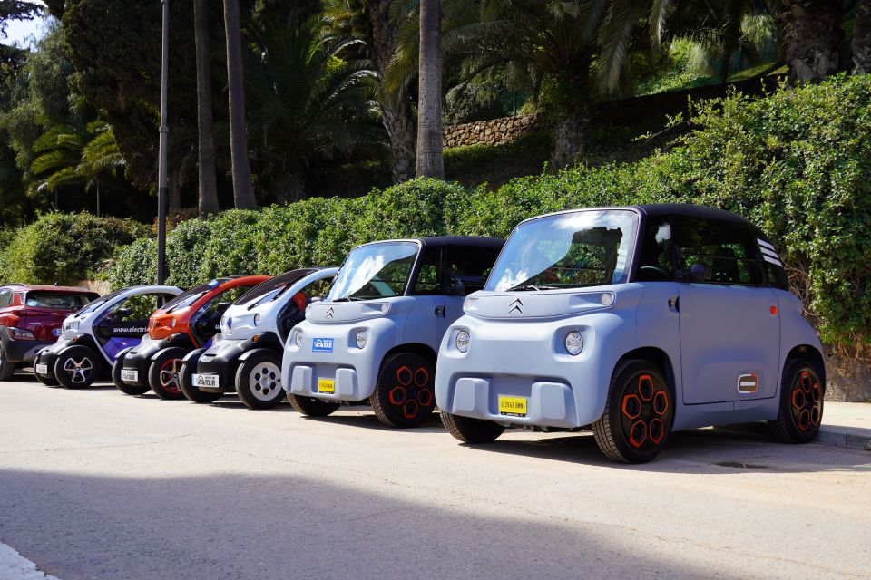 Malaga: Electric Car City Tour and Visit Gibralfaro Castle - Guided Experience