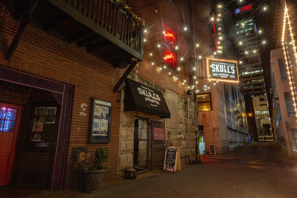 Nashville: Music City Ghosts & Hauntings Guided Walking Tour - Spooky Tunnels and Floods