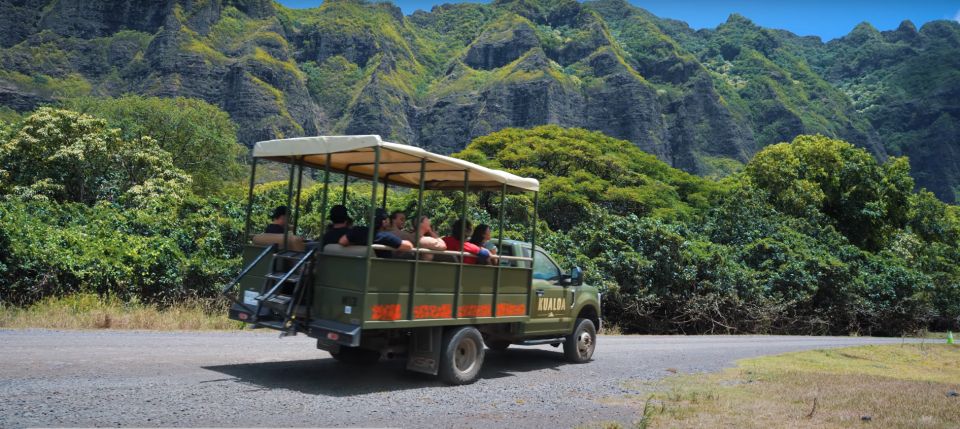 Oahu: Kualoa Jurassic Movie Set Adventure Tour - Lush Rainforest Exploration