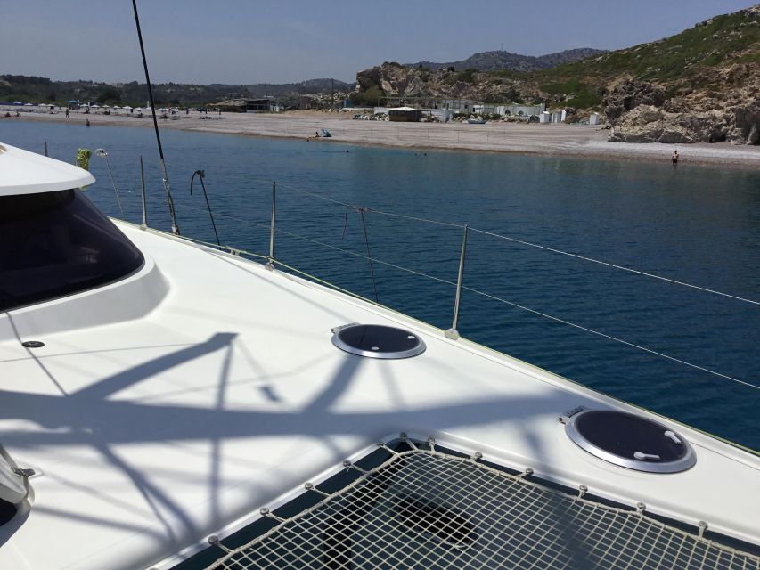 Rhodes: Sailing Catamaran Day Cruise With Food and Drinks - Meeting Point and Accessibility