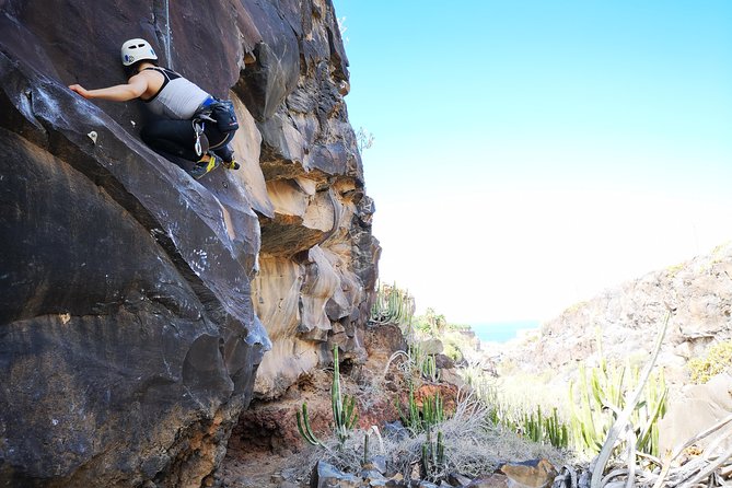 Rock Climbing in Natural Space. - Scenic Landscape and Environment