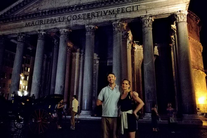 Rome by Night Walking Tour Including Piazza Navona Pantheon and Trevi Fountain - Explore Iconic Monuments