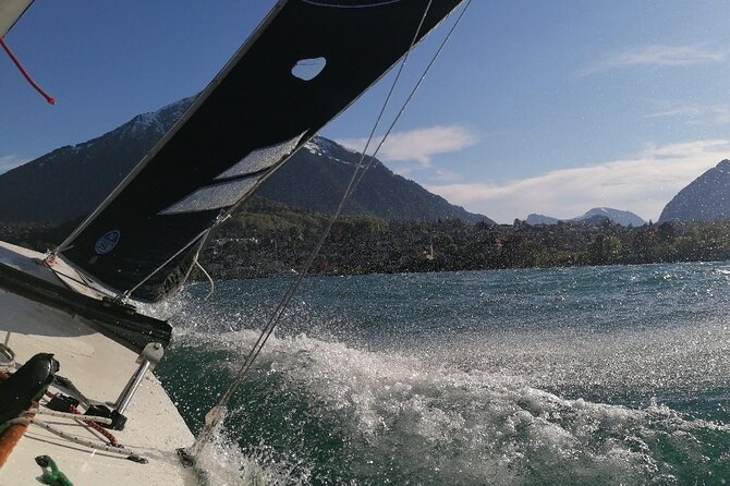 Sailing Adventure Lake Thun - Panoramic Views of the Alps