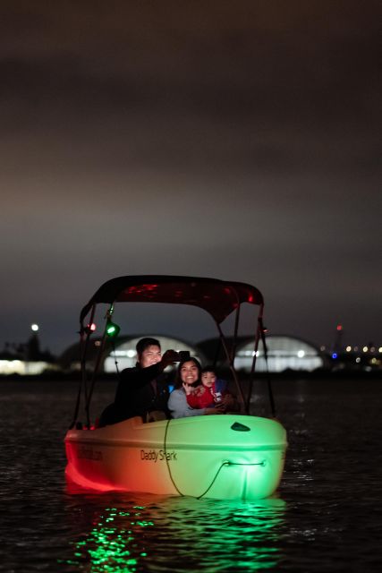 San Diego: Night Date Glow Pedal Boat With Downtown Views - Participant Information