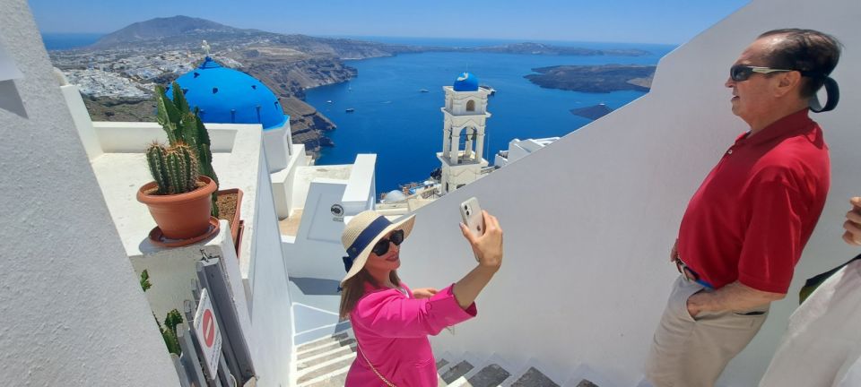 Santorini: Full-Day Private Tour With a Luxury Minibus - Tour Inclusions and Exclusions