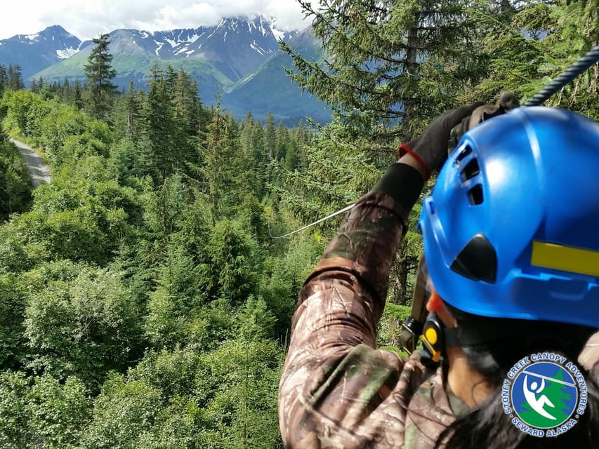 Seward: Stoney Creek Canopy Tour With Zipline - Harnesses, Helmets, and Photo Ops