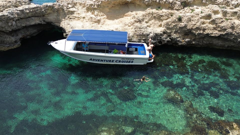 Sliema: Power Boat Trip to Comino , Blue Lagoon & Gozo - Recommended for Wet Conditions