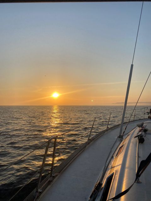 Sunset on a Luxury Sailing Yacht - Lagos - Algarve - Opportunity for Ocean Swimming