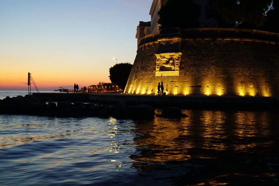 Zadar: City Cruise by Night With Unlimited Sparkling Wine - Meeting Point and Arrival